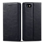 Custodia per telefono in pelle antifurto LC.IMEEKE RFID, For iPhone SE 2022 / SE 2020 / 8 / 7, For iPhone XS Max, For iPhone XS / X, For iPhone XR, For iPhone 8 Plus / 7 Plus, For Samsung Galaxy S21 5G