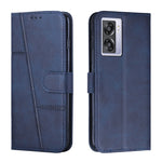 Custodia per telefono in pelle con fibbia in vitello con cuciture, For OPPO A57 5G/Realme V23/A77 5G, For Realme C30 4G, For OPPO Reno8 5G/Reno8 5G Global, For OPPO Reno8 Pro+ 5G/Reno8 Pro 5G Global