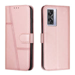Custodia per telefono in pelle con fibbia in vitello con cuciture, For OPPO A57 5G/Realme V23/A77 5G, For Realme C30 4G, For OPPO Reno8 5G/Reno8 5G Global, For OPPO Reno8 Pro+ 5G/Reno8 Pro 5G Global