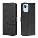 Custodia per telefono in pelle con fibbia in vitello con cuciture, For OPPO A57 5G/Realme V23/A77 5G, For Realme C30 4G, For OPPO Reno8 5G/Reno8 5G Global, For OPPO Reno8 Pro+ 5G/Reno8 Pro 5G Global