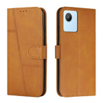 Custodia per telefono in pelle con fibbia in vitello con cuciture, For OPPO A57 5G/Realme V23/A77 5G, For Realme C30 4G, For OPPO Reno8 5G/Reno8 5G Global, For OPPO Reno8 Pro+ 5G/Reno8 Pro 5G Global