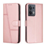 Custodia per telefono in pelle con fibbia in vitello con cuciture, For OPPO A57 5G/Realme V23/A77 5G, For Realme C30 4G, For OPPO Reno8 5G/Reno8 5G Global, For OPPO Reno8 Pro+ 5G/Reno8 Pro 5G Global