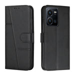 Custodia per telefono in pelle con fibbia in vitello con cuciture, For vivo Y35 4G/Y22s/Y22, For Xiaomi Redmi A1, For Xiaomi 12T/12T Pro/Redmi K50 Ultra