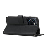 Custodia per telefono in pelle con fibbia in vitello con cuciture, For vivo Y35 4G/Y22s/Y22, For Xiaomi Redmi A1, For Xiaomi 12T/12T Pro/Redmi K50 Ultra