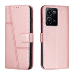 Custodia per telefono in pelle con fibbia in vitello con cuciture, For vivo Y35 4G/Y22s/Y22, For Xiaomi Redmi A1, For Xiaomi 12T/12T Pro/Redmi K50 Ultra
