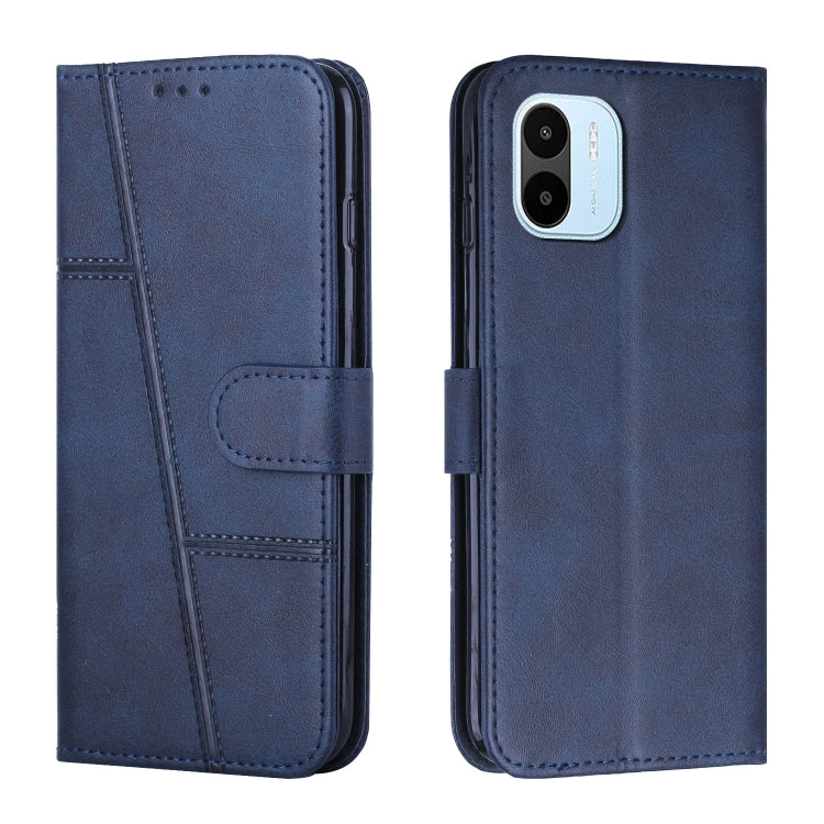 Custodia per telefono in pelle con fibbia in vitello con cuciture, For vivo Y35 4G/Y22s/Y22, For Xiaomi Redmi A1, For Xiaomi 12T/12T Pro/Redmi K50 Ultra