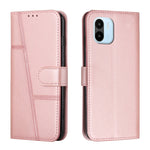 Custodia per telefono in pelle con fibbia in vitello con cuciture, For vivo Y35 4G/Y22s/Y22, For Xiaomi Redmi A1, For Xiaomi 12T/12T Pro/Redmi K50 Ultra