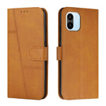 Custodia per telefono in pelle con fibbia in vitello con cuciture, For vivo Y35 4G/Y22s/Y22, For Xiaomi Redmi A1, For Xiaomi 12T/12T Pro/Redmi K50 Ultra