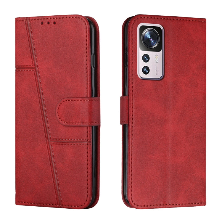 Custodia per telefono in pelle con fibbia in vitello con cuciture, For vivo Y35 4G/Y22s/Y22, For Xiaomi Redmi A1, For Xiaomi 12T/12T Pro/Redmi K50 Ultra