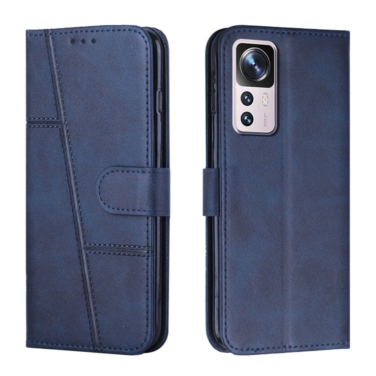 Custodia per telefono in pelle con fibbia in vitello con cuciture, For vivo Y35 4G/Y22s/Y22, For Xiaomi Redmi A1, For Xiaomi 12T/12T Pro/Redmi K50 Ultra