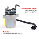 Elettrovalvola di arresto carburante per motore Deutz 04287583 04287116, 04287116