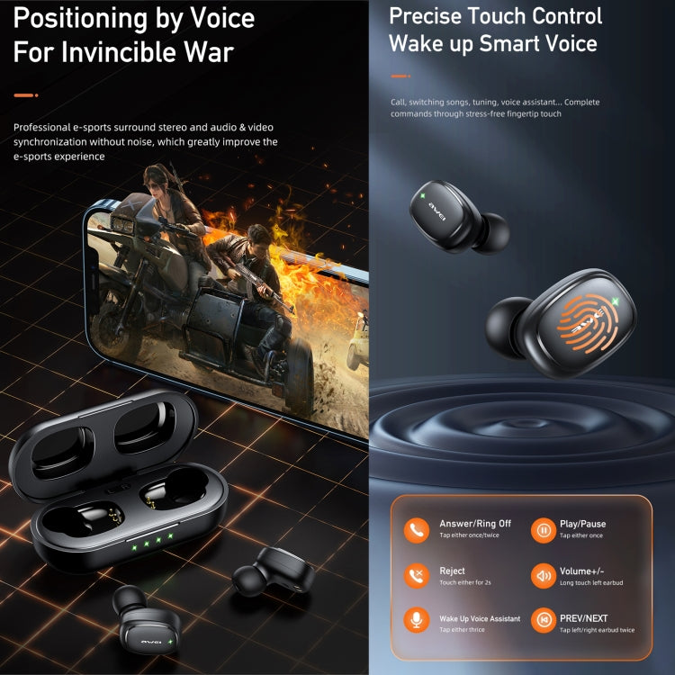 Cuffie sportive awei T13Pro Bluetooth V5.1, T13Pro
