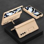 Custodia per telefono pieghevole con cerniera magnetica integrata GKK, For Samsung Galaxy Z Fold4