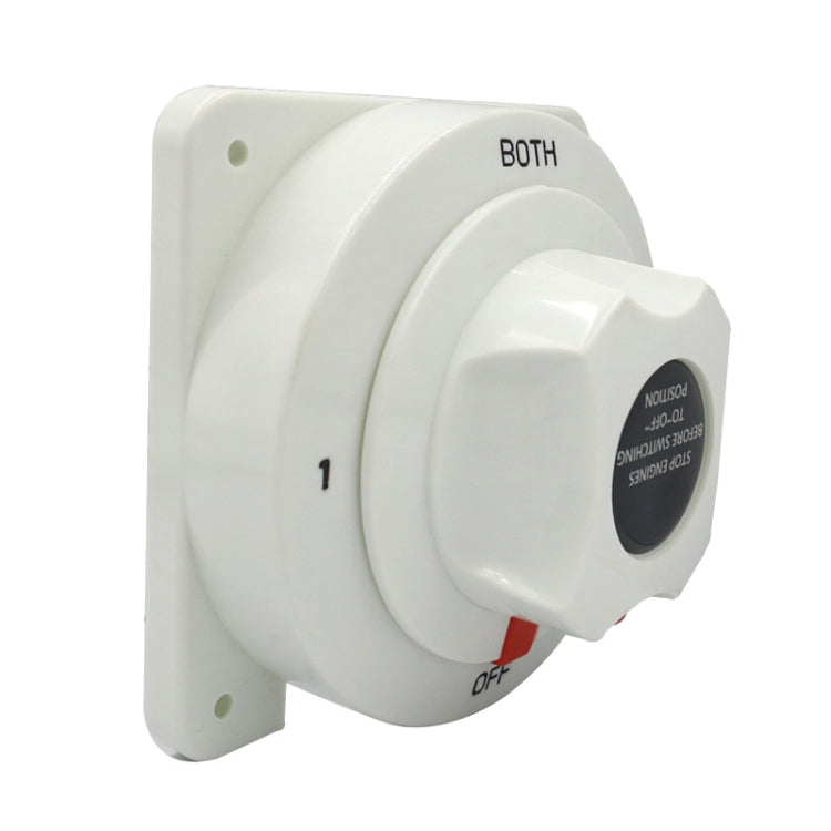 Interruttore di spegnimento della batteria dello yacht per camper da 300 A. Interruttore di protezione marina a quattro velocità, Power Off Switch(White)