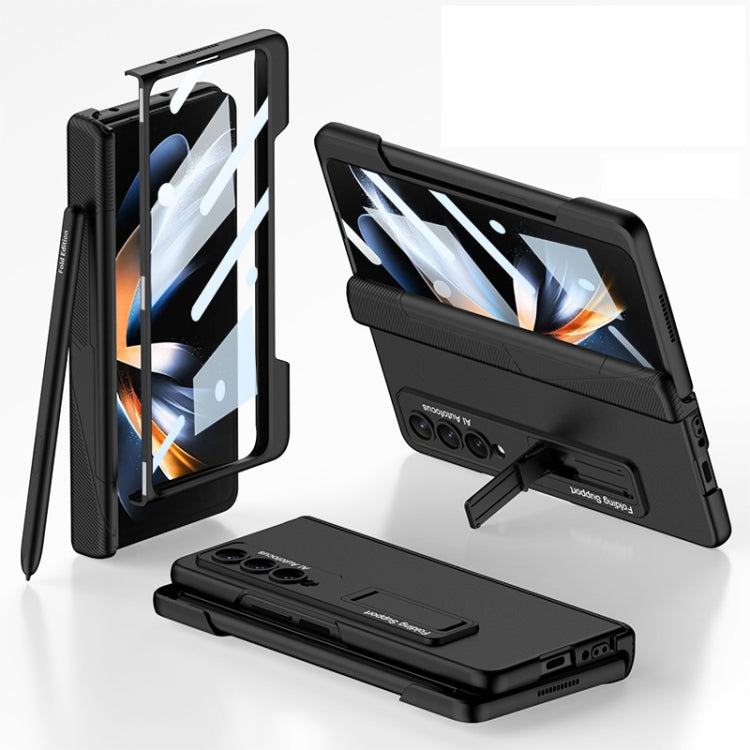 Custodia per telefono pieghevole magnetica integrata GKK con slot per penna, For Samsung Galaxy Z Fold4