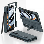 Custodia per telefono pieghevole magnetica integrata GKK con slot per penna, For Samsung Galaxy Z Fold4