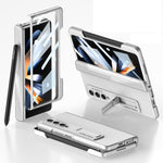 Custodia per telefono pieghevole magnetica integrata GKK con slot per penna, For Samsung Galaxy Z Fold4
