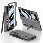 Custodia per telefono pieghevole magnetica integrata GKK con slot per penna, For Samsung Galaxy Z Fold4