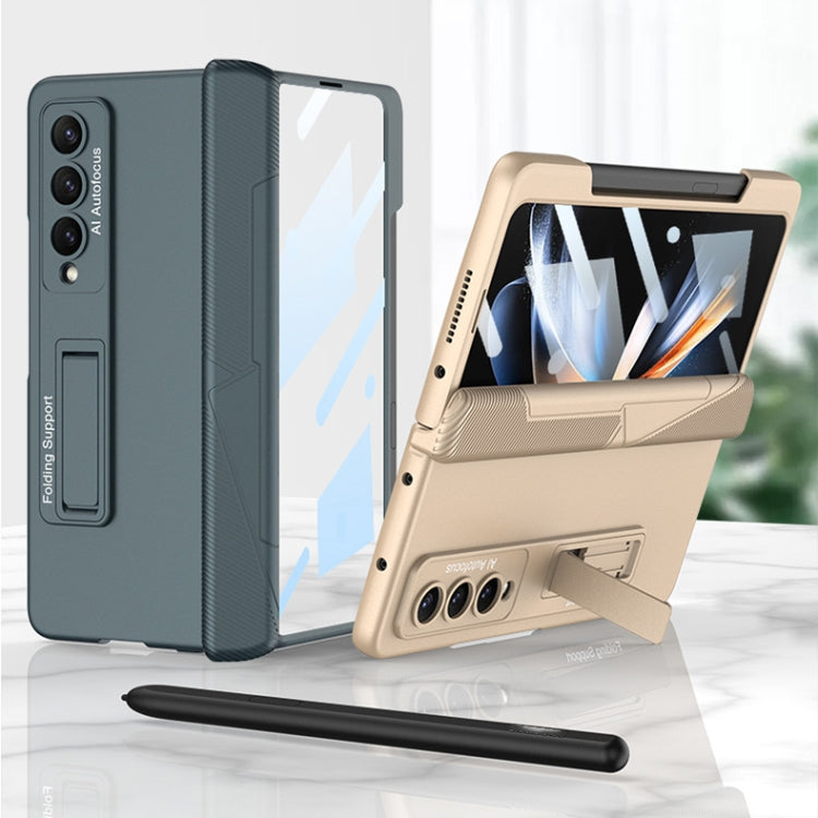 Custodia per telefono pieghevole magnetica integrata GKK con slot per penna, For Samsung Galaxy Z Fold4