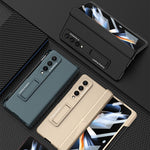 Custodia per telefono pieghevole magnetica integrata GKK con slot per penna, For Samsung Galaxy Z Fold4