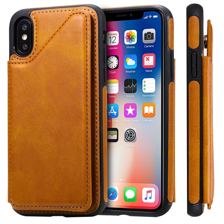 Custodia protettiva in vitello per iPhone compatibili