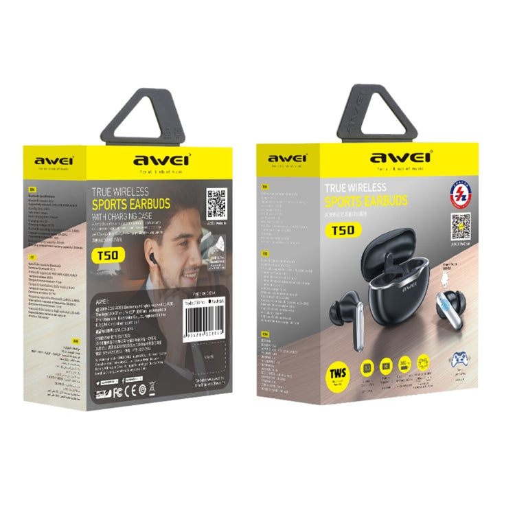 Auricolari Bluetooth per giochi wireless awei T50, T50