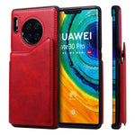 Custodia portafoglio in vitello con slot carte Huawei Mate 30