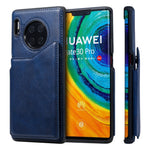 Custodia portafoglio in vitello con slot carte Huawei Mate 30