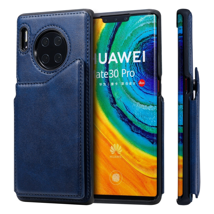 Custodia portafoglio in vitello con slot carte Huawei Mate 30