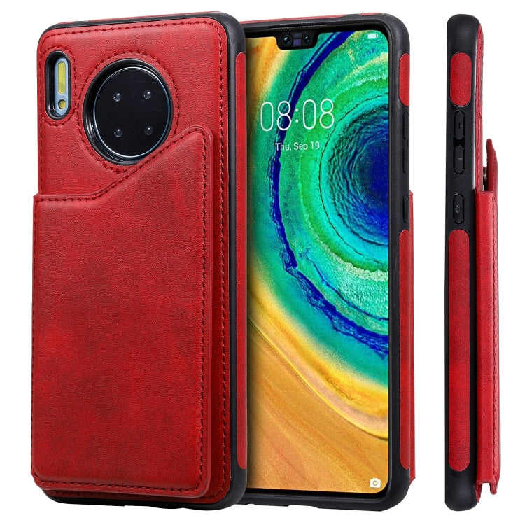 Custodia portafoglio in vitello con slot carte Huawei Mate 30