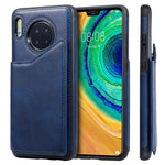 Custodia portafoglio in vitello con slot carte Huawei Mate 30