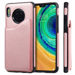 Custodia portafoglio in vitello con slot carte Huawei Mate 30