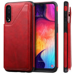 Custodia portafoglio in ecopelle con slot carte per Samsung