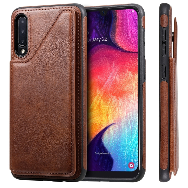 Custodia portafoglio in ecopelle con slot carte per Samsung