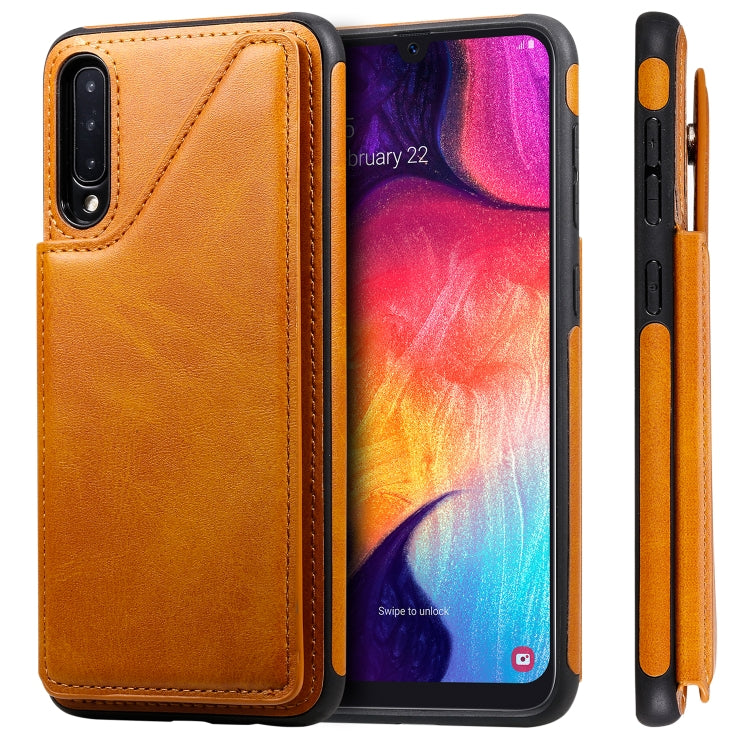 Custodia portafoglio in ecopelle con slot carte per Samsung
