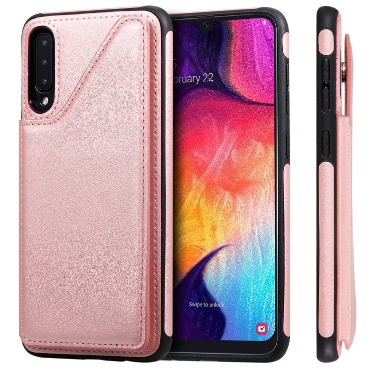 Custodia portafoglio in ecopelle con slot carte per Samsung