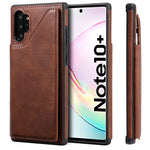 Custodia portafoglio in ecopelle con slot carte per Samsung