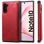 Custodia portafoglio in ecopelle con slot carte per Samsung