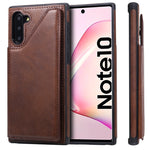 Custodia portafoglio in ecopelle con slot carte per Samsung