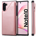 Custodia portafoglio in ecopelle con slot carte per Samsung