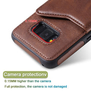 Custodia antiurto con portatessere per Samsung Galaxy