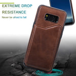 Custodia antiurto con portatessere per Samsung Galaxy
