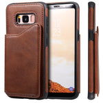 Custodia antiurto con portatessere per Samsung Galaxy