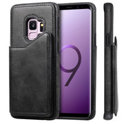 Custodia portafoglio in ecopelle con slot carte per Samsung