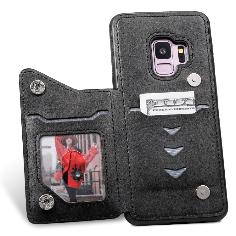 Custodia portafoglio in ecopelle con slot carte per Samsung