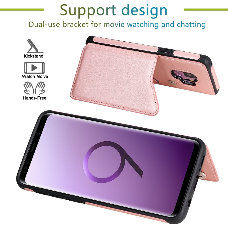 Custodia portafoglio in ecopelle con slot carte per Samsung