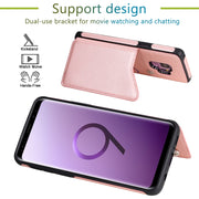 Custodia portafoglio in ecopelle con slot carte per Samsung