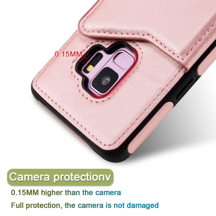 Custodia portafoglio in ecopelle con slot carte per Samsung