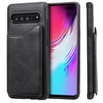 Custodia portafoglio in ecopelle con slot carte per Samsung