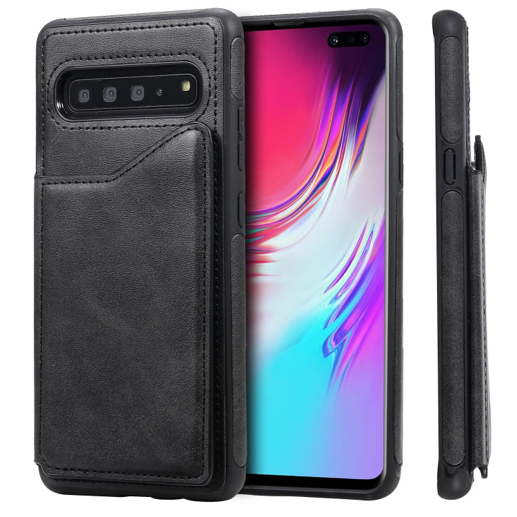 Custodia portafoglio in ecopelle con slot carte per Samsung